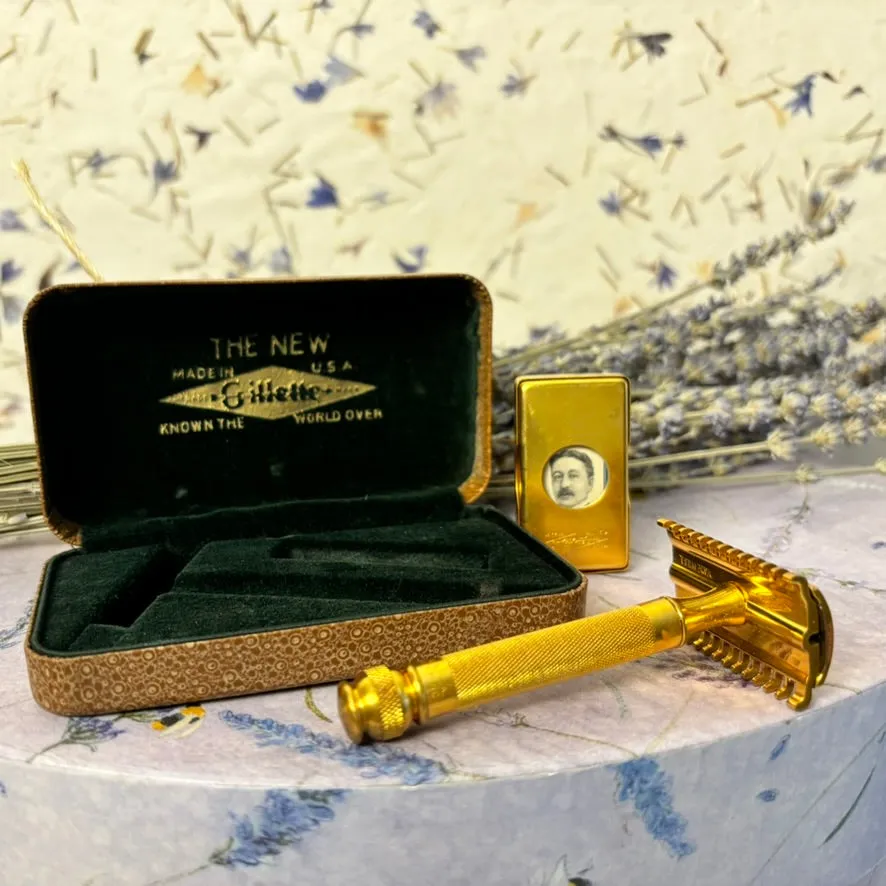 1920 Gillette Safety Razor with Original Blade Case