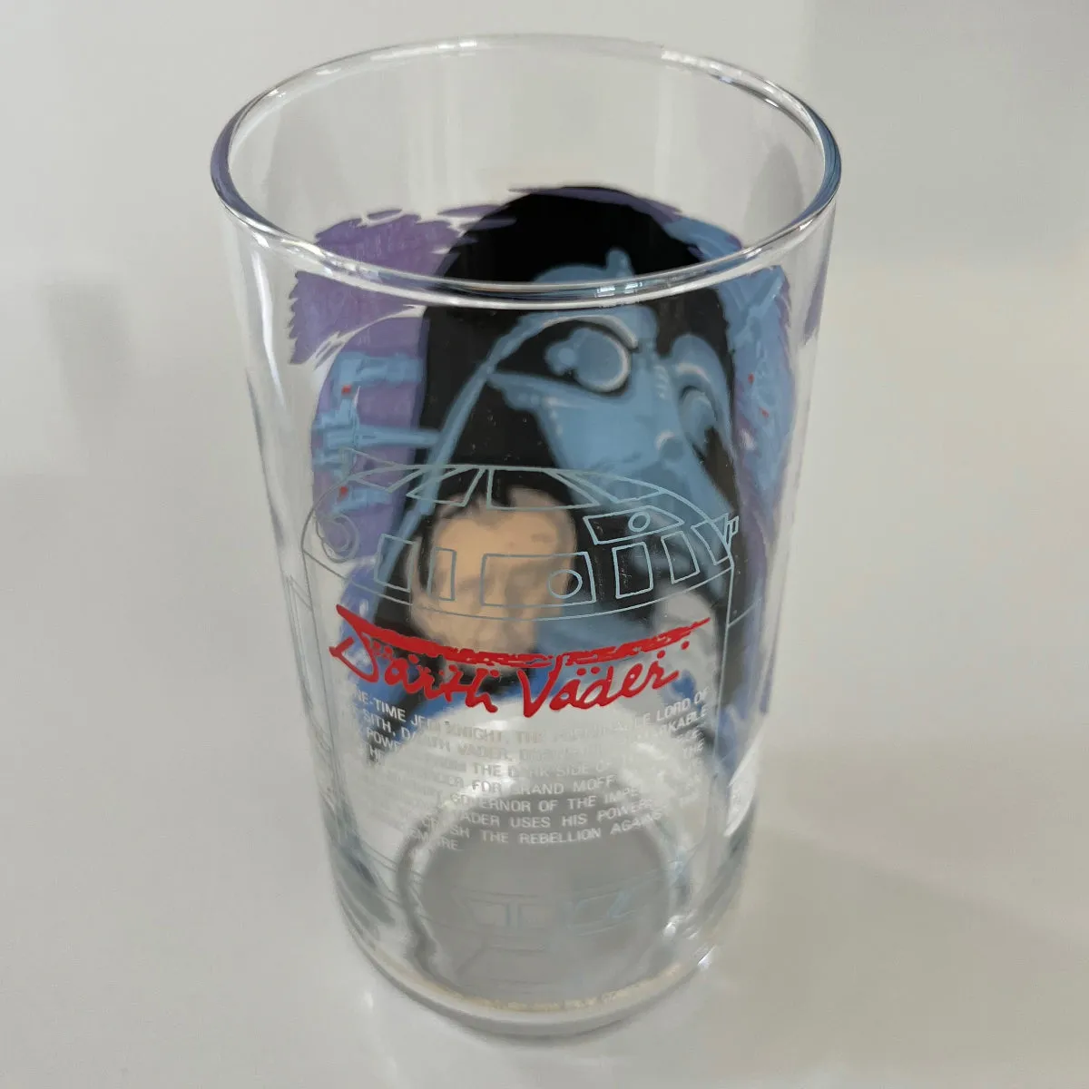 1977 Vintage Burger King Star Wars Darth Vader Collectible Drinking Glass