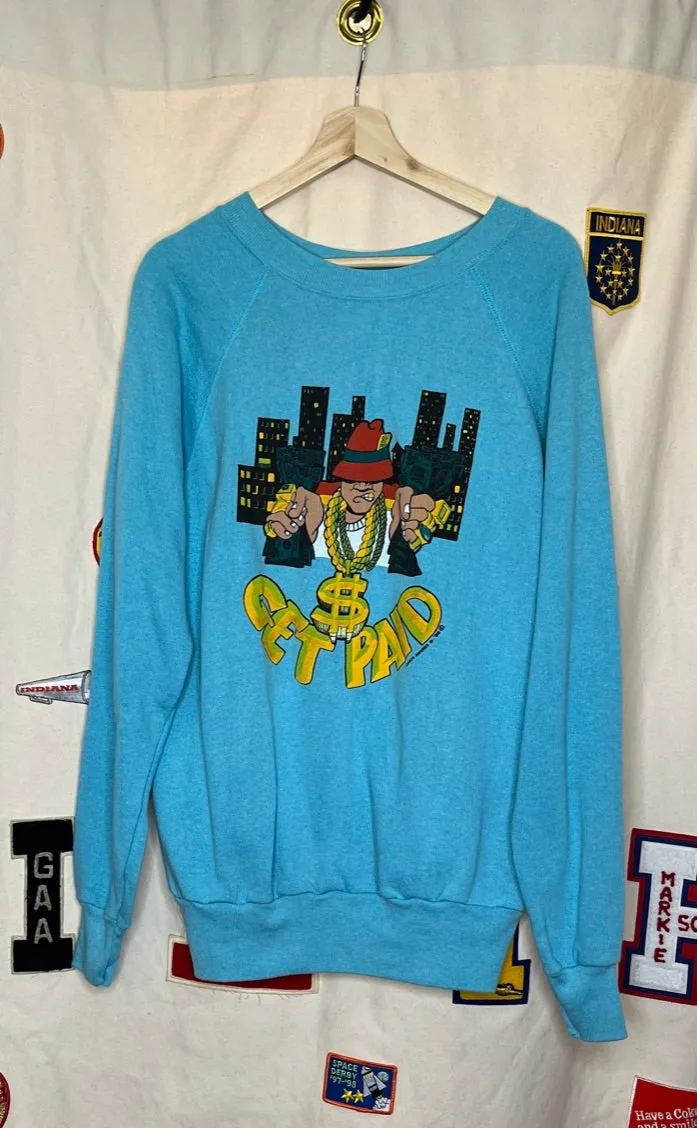 1988 Get Paid Rap Crewneck: L