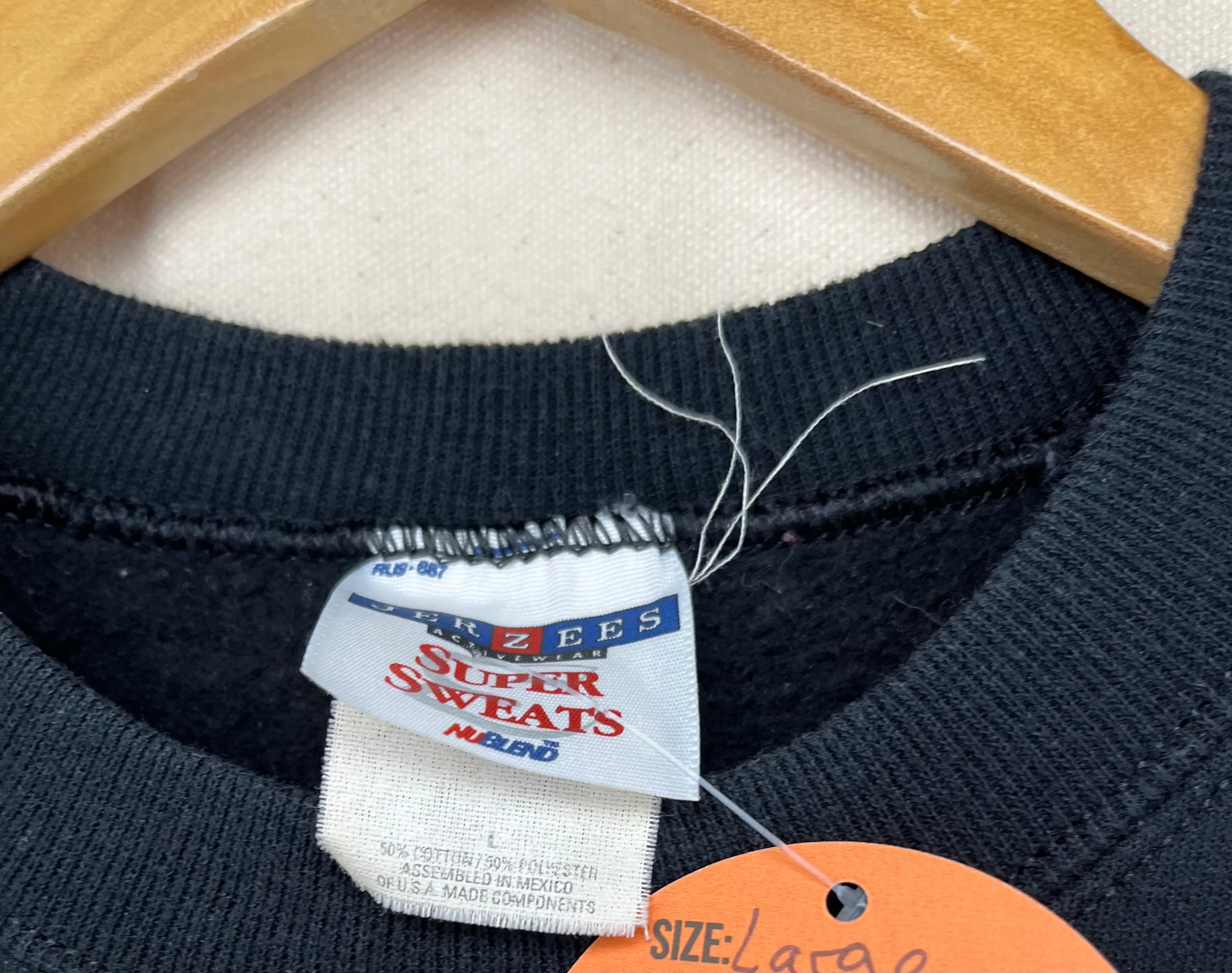 2001 NHRA Black Crewneck: L