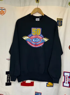 2001 NHRA Black Crewneck: L