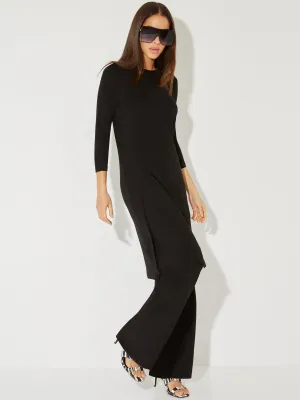 3/4-Sleeve Front-Slit Tunic Top - NY&C Style System