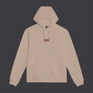 3D Box Logo Hoodie Beige