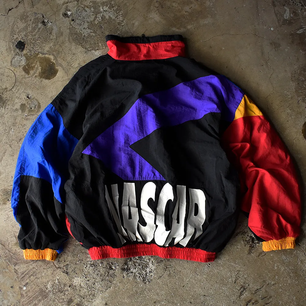 80's～　NASCAR/ナスカー　big logo！　ナイロン　レーシングジャケット　230913H