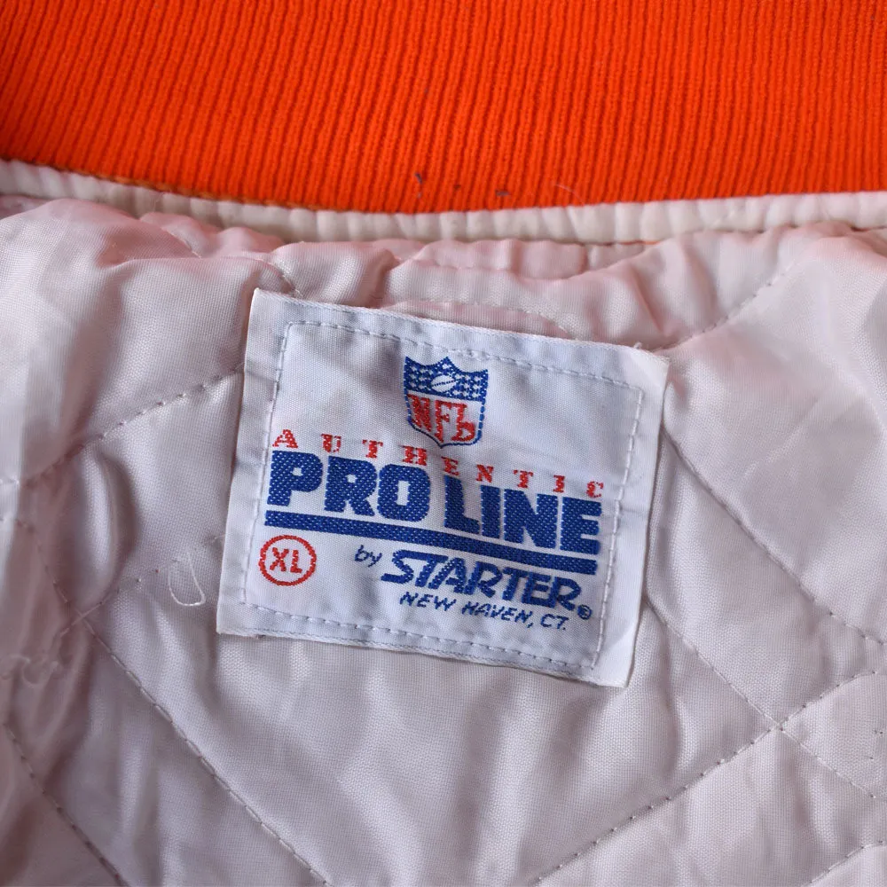 90's STARTER PROLINE “NFL  Denver Broncos” ナイロン スタジャン アワードジャケット USA製 240111