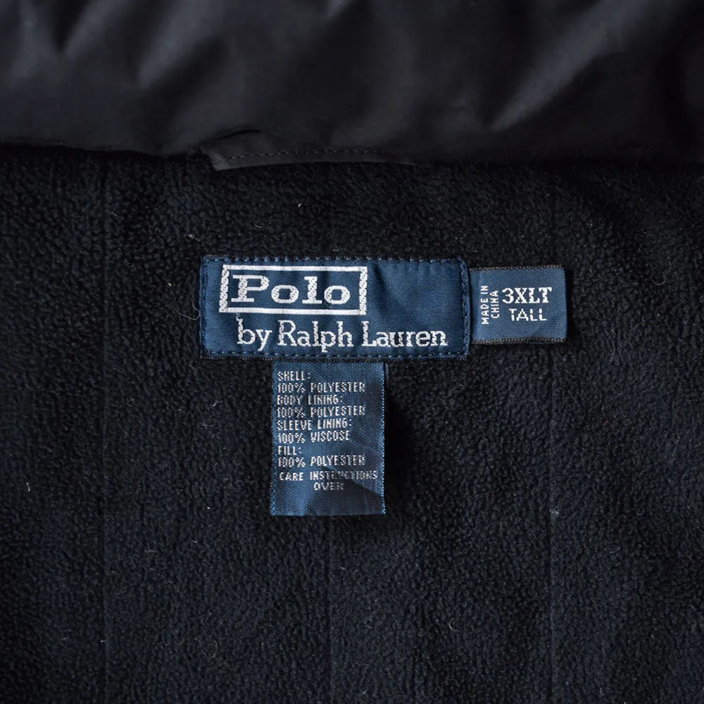 90's　Polo Ralph Lauren/ポロ ラルフローレン 3XL TALL！ 中綿入り logo刺繍 ジャケット　230226