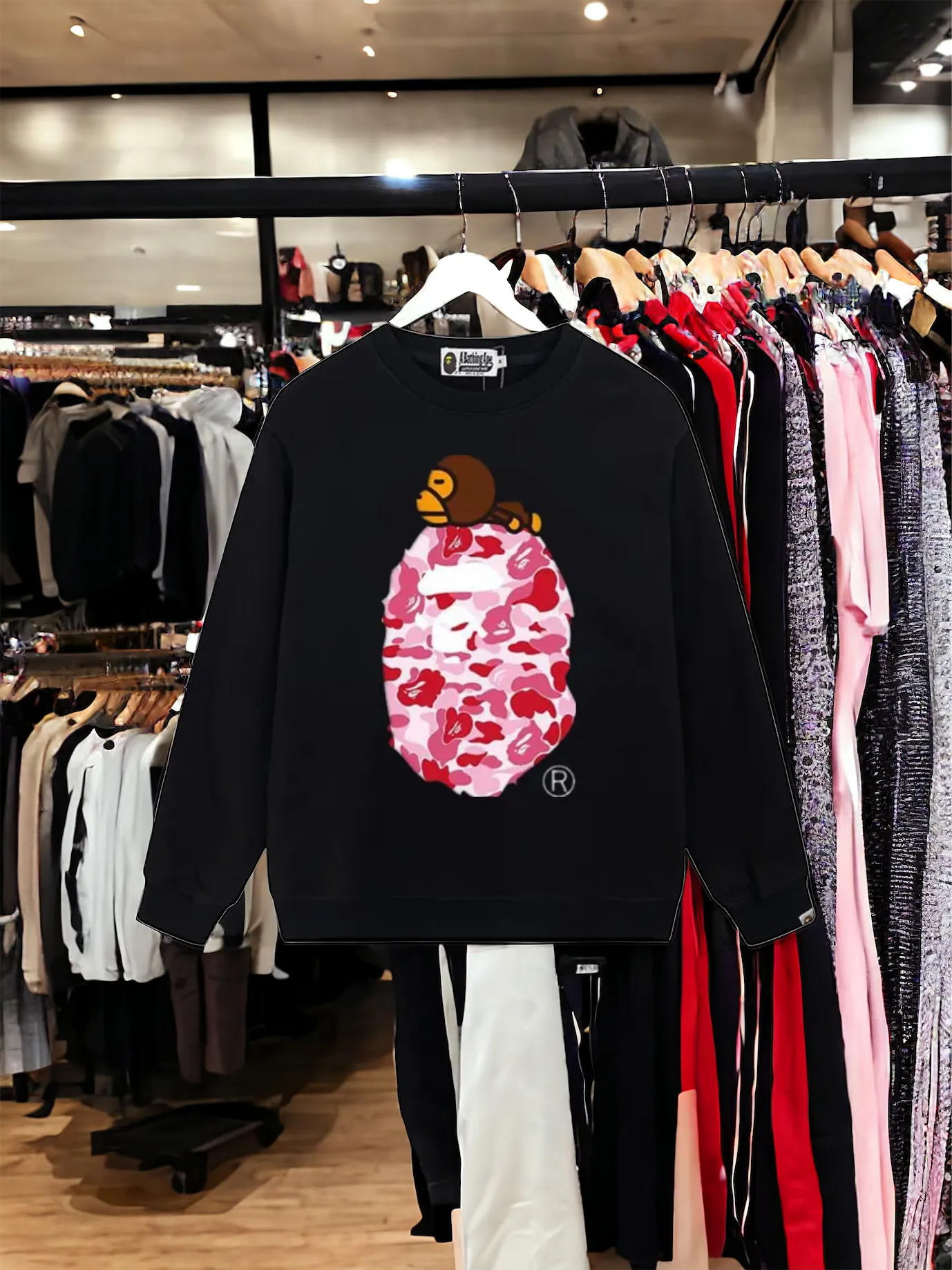 A bathing ape bape Crewnecks