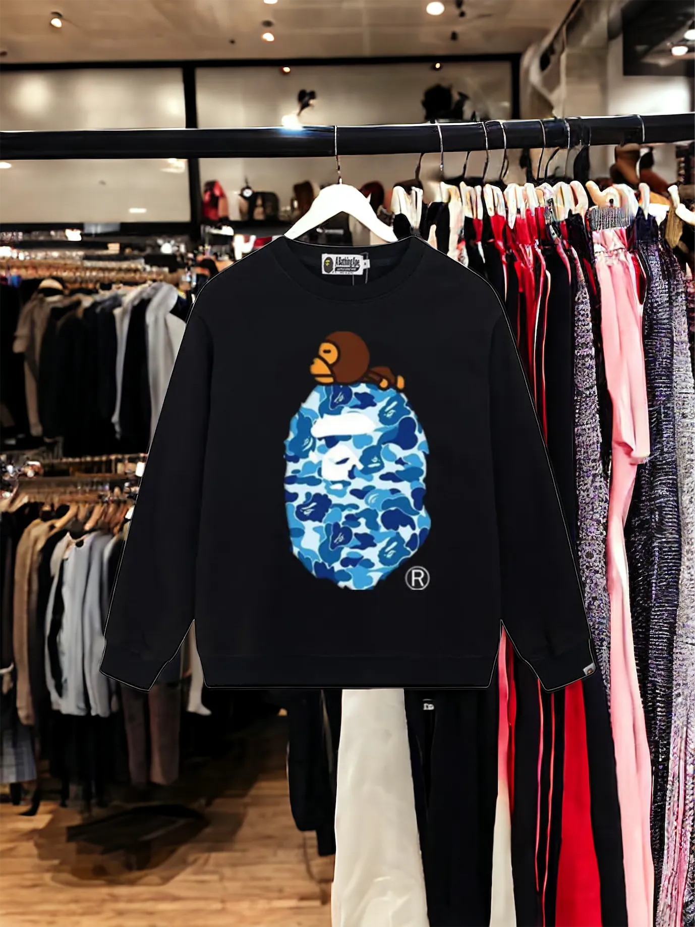 A bathing ape bape Crewnecks