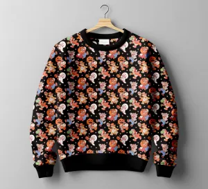 A Little Batty Super Treats - Kids Crew Neck Sweatshirt