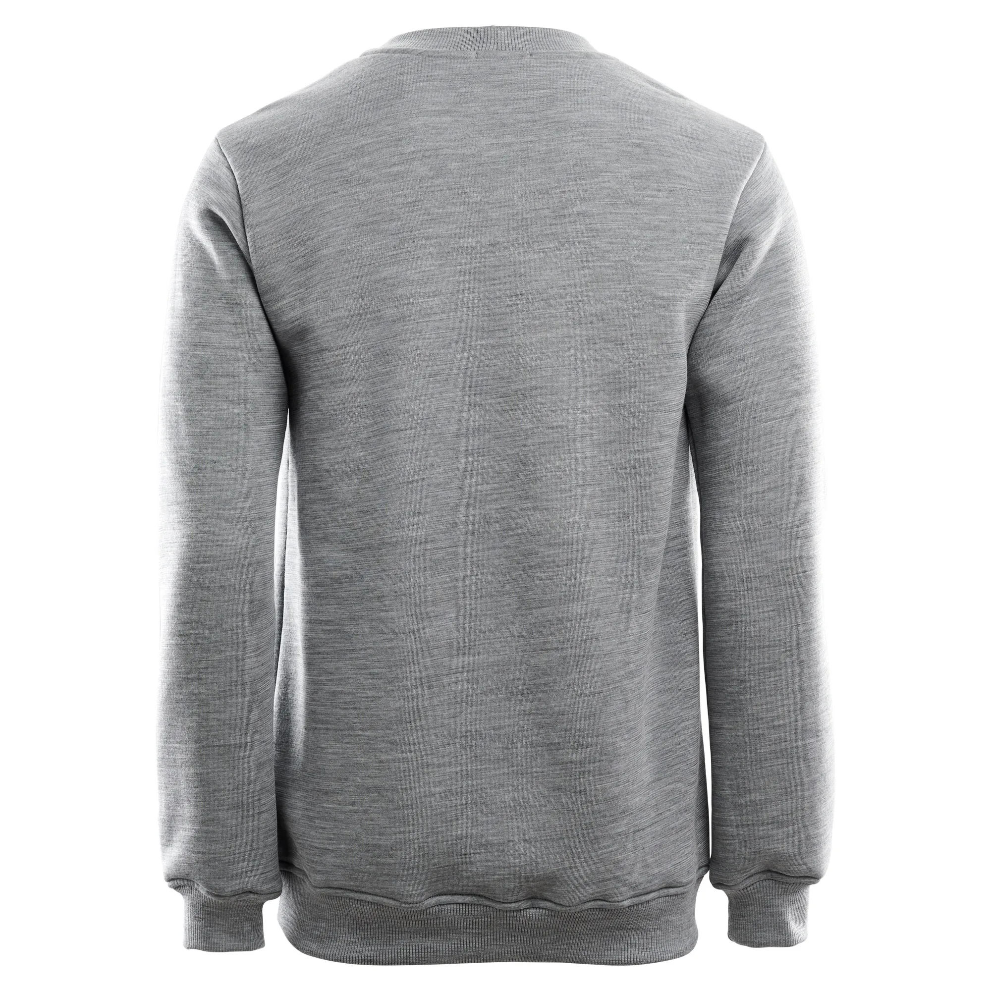 Aclima FleeceWool Crewneck Man Grey Mélange | Buy Aclima FleeceWool Crewneck Man Grey Mélange here | Outnorth