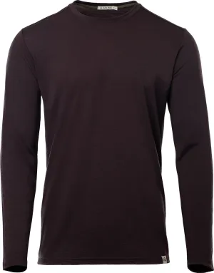 Aclima Men&#x27;s LightWool 180 Crewneck Chocolate Plum | Buy Aclima Men&#x27;s LightWool 180 Crewneck Chocolate Plum here | Outnorth