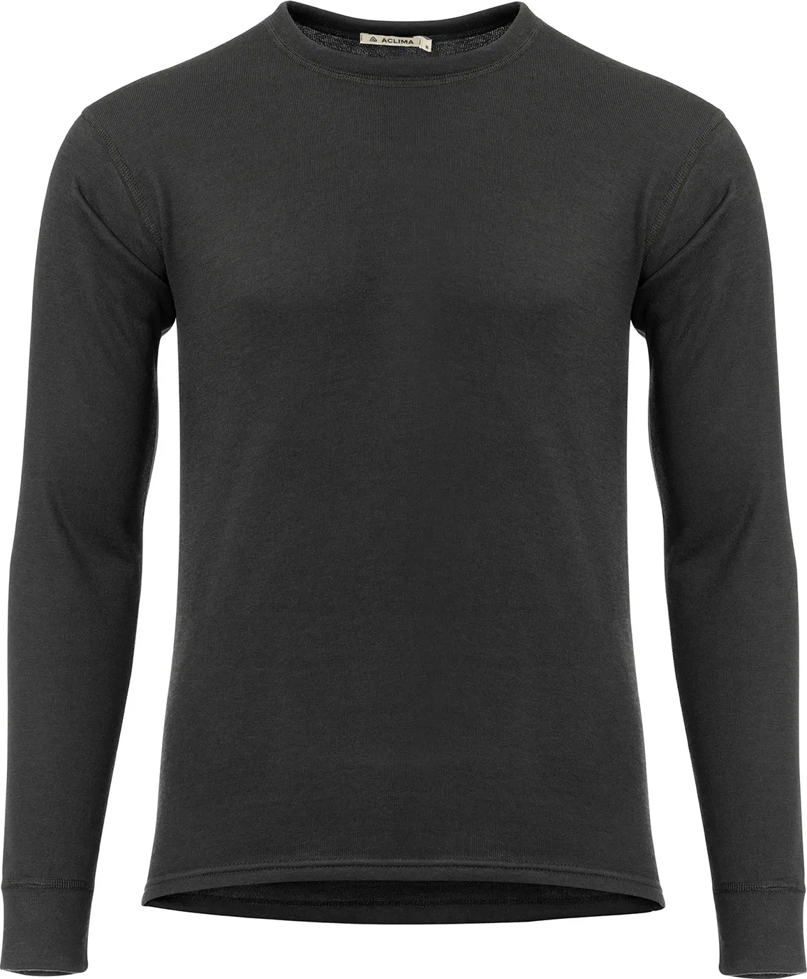 Aclima Men&#x27;s WoolTerry Crewneck Jet Black | Buy Aclima Men&#x27;s WoolTerry Crewneck Jet Black here | Outnorth