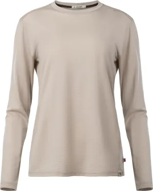 Aclima Women&#x27;s LightWool 180 Crewneck Simply Taupe | Buy Aclima Women&#x27;s LightWool 180 Crewneck Simply Taupe here | Outnorth