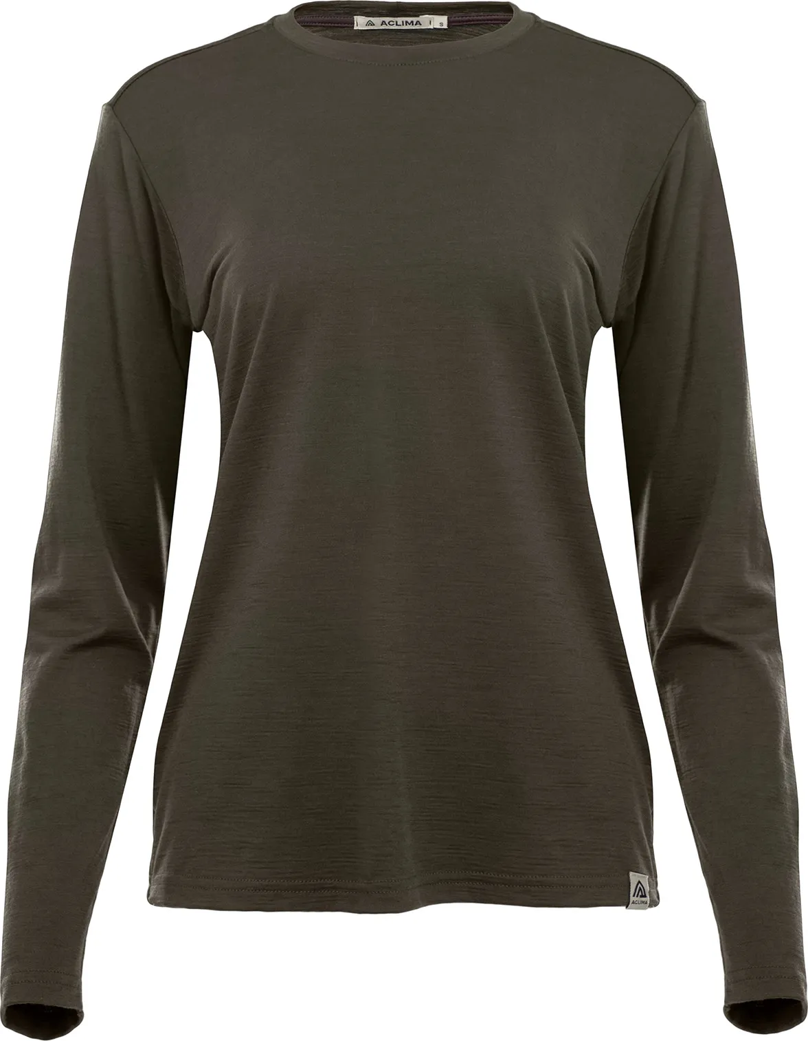 Aclima Women&#x27;s LightWool 180 Crewneck Tarmac | Buy Aclima Women&#x27;s LightWool 180 Crewneck Tarmac here | Outnorth