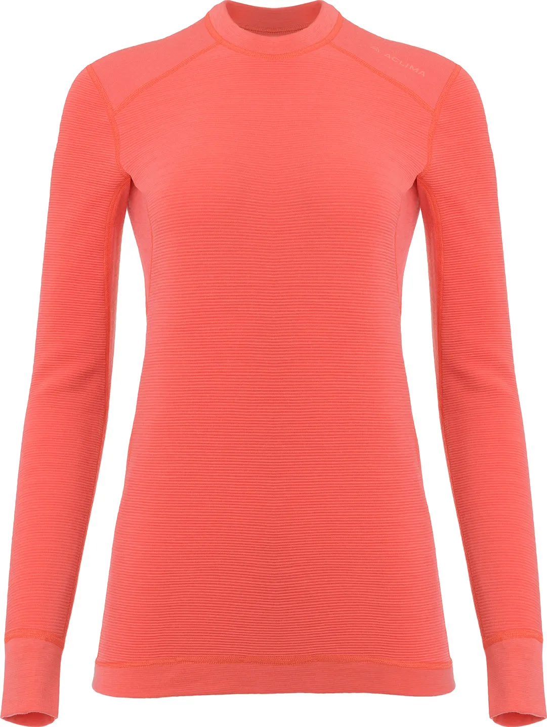 Aclima Women&#x27;s StreamWool Crewneck Spiced Coral | Buy Aclima Women&#x27;s StreamWool Crewneck Spiced Coral here | Outnorth
