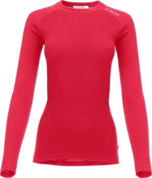 Aclima Women&#x27;s WarmWool Crewneck Jester Red | Buy Aclima Women&#x27;s WarmWool Crewneck Jester Red here | Outnorth
