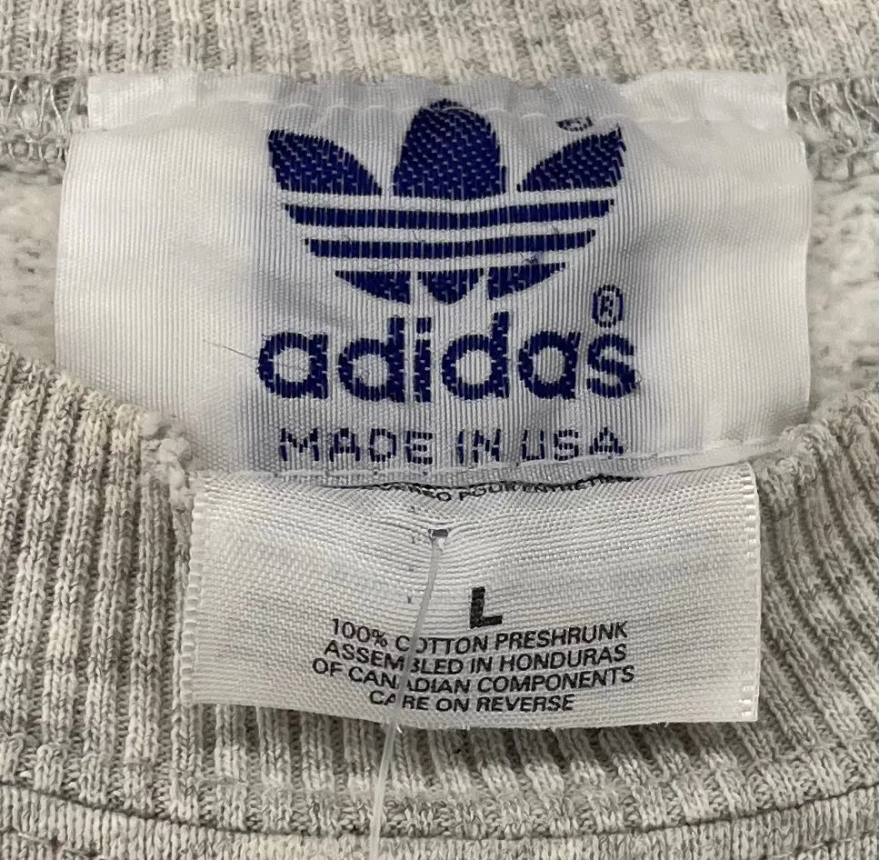 Adidas Equipment Chopped Sleeve Embroidered Crewneck: L