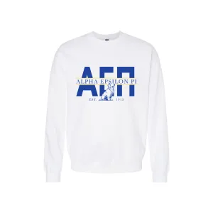 AEPi Golden Letters Crewneck