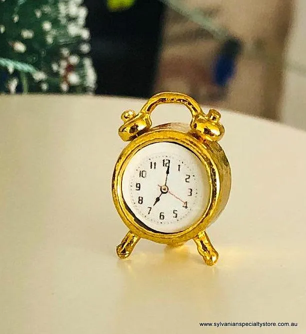 Alarm Clock - Gold - Miniature