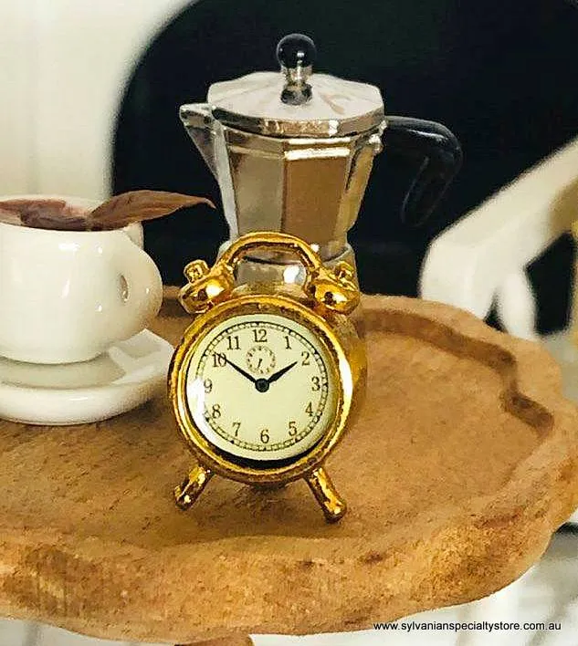 Alarm Clock - Gold - Miniature