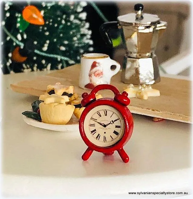 Alarm Clock - Red - Miniature