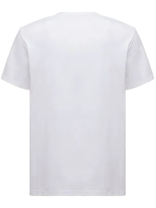 Alexander McQueen   Logo printed cotton jersey t-shirt 
