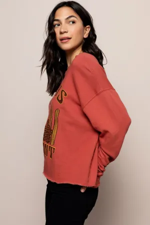 Always On Point Sweatshirt in Red