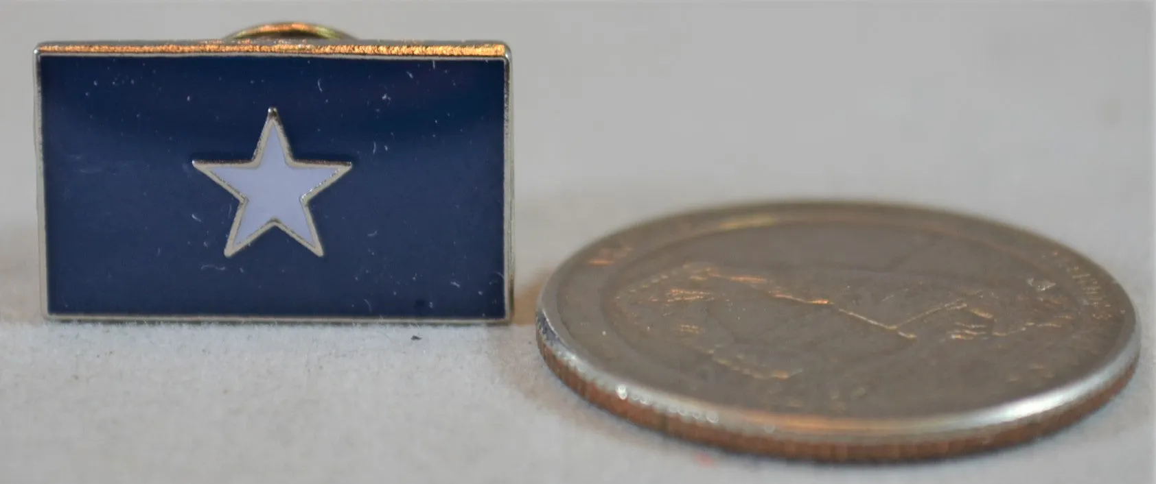 Americana Civil War Bonnie Blue Lapel Hat Pin