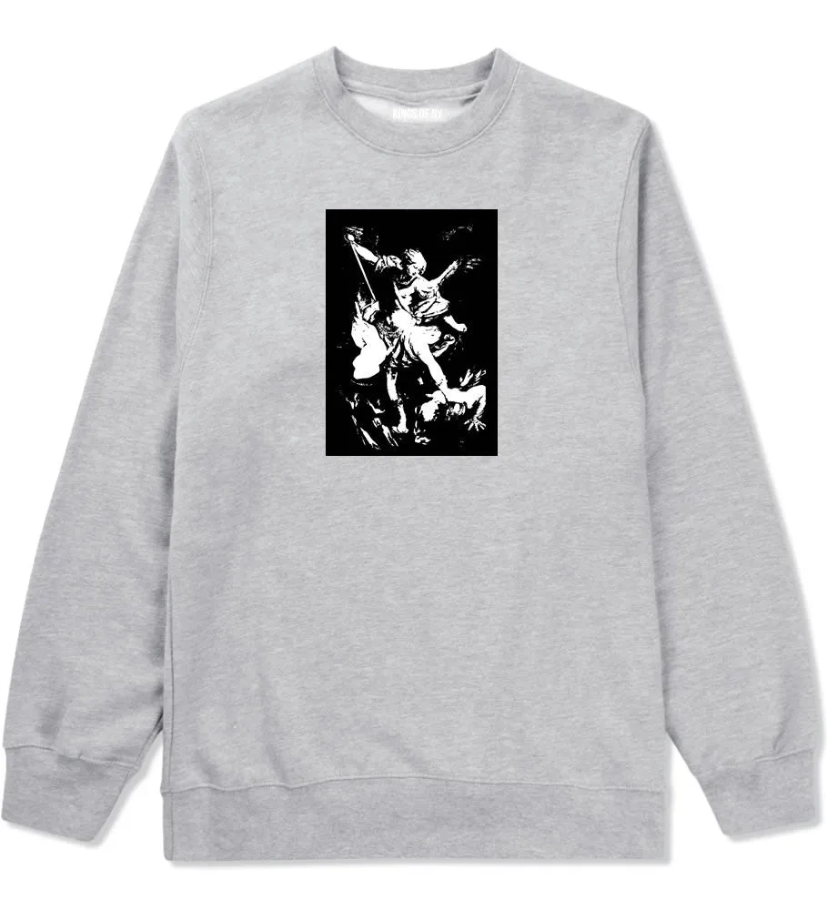 Angel Of Death Ancient Goth Myth Crewneck Sweatshirt