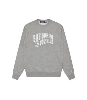 ARCH LOGO CREWNECK - HEATHER GREY