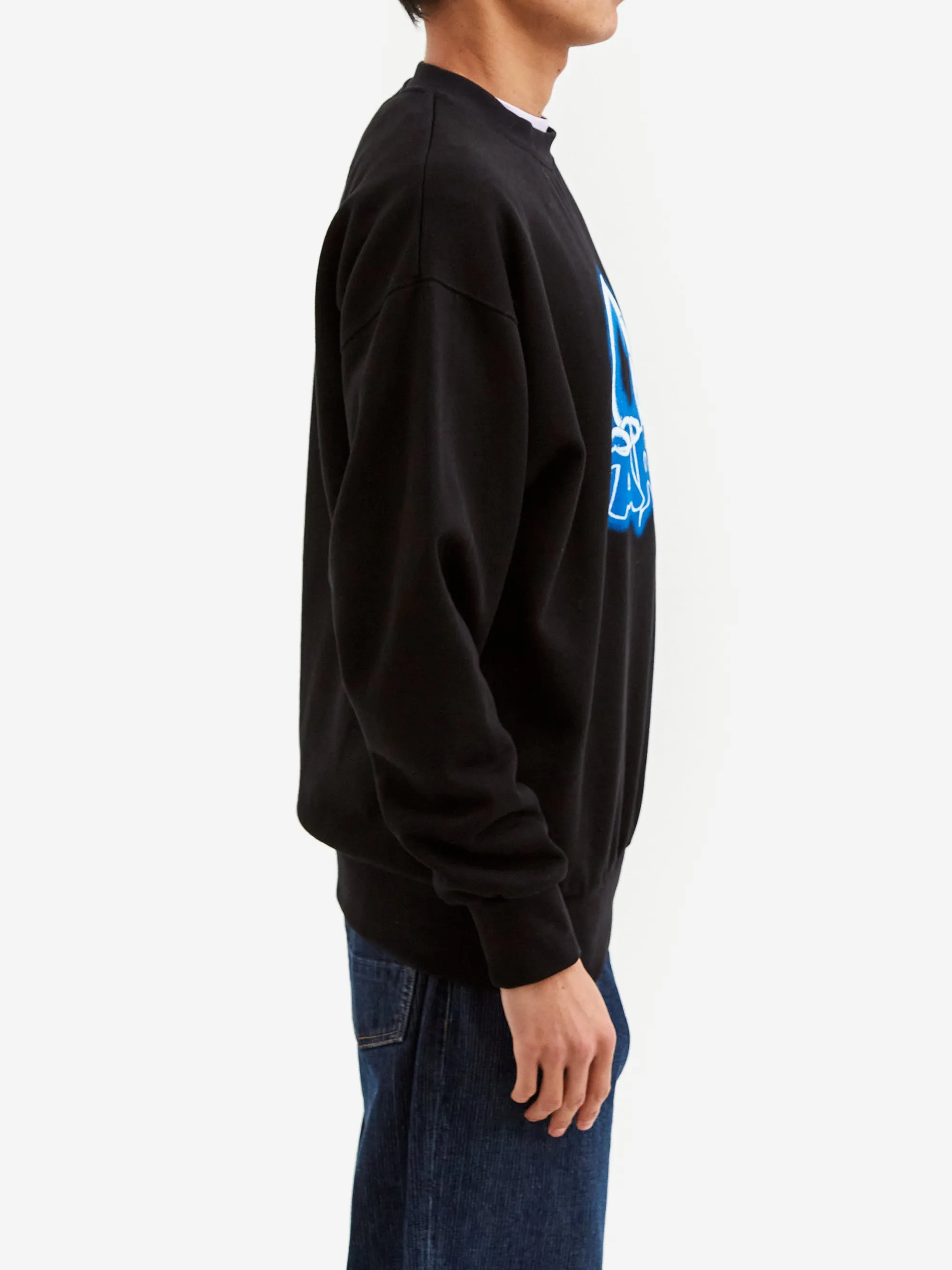 Aries Kasper Sweat - Black