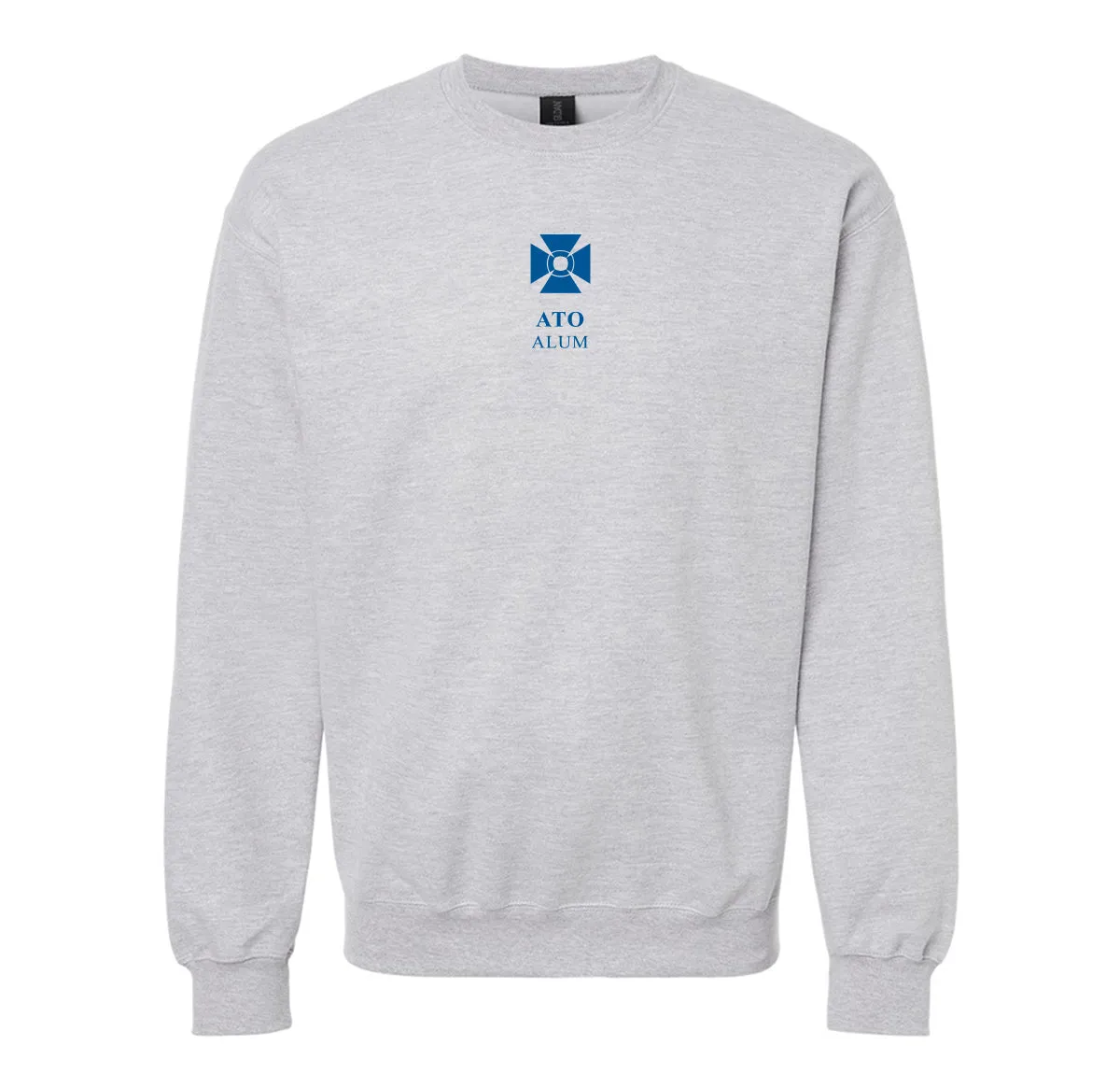 ATO Alumni Embroidered Symbol Crewneck
