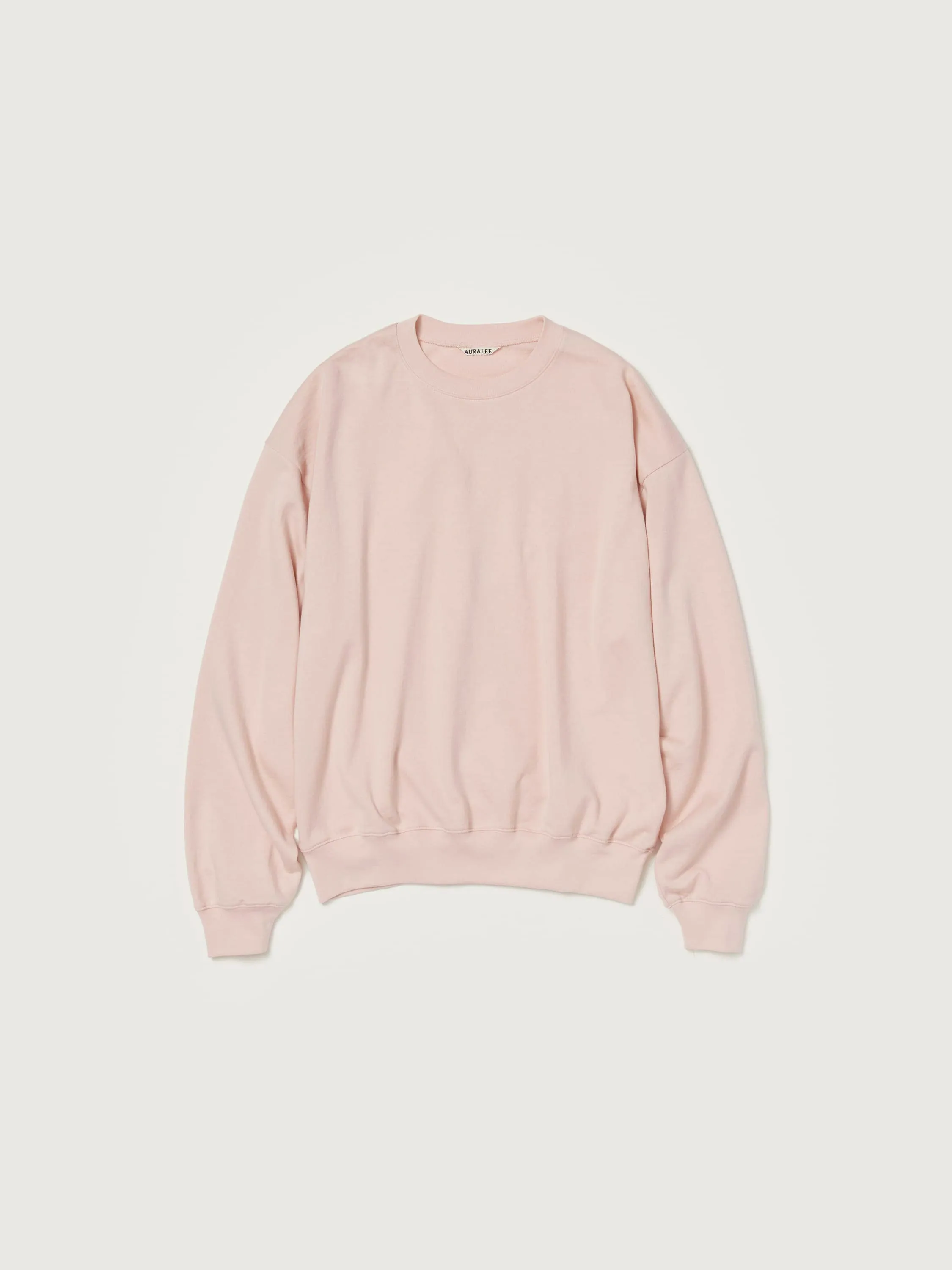 Auralee Super High Gauge Sweat Pullover - Pale Pink