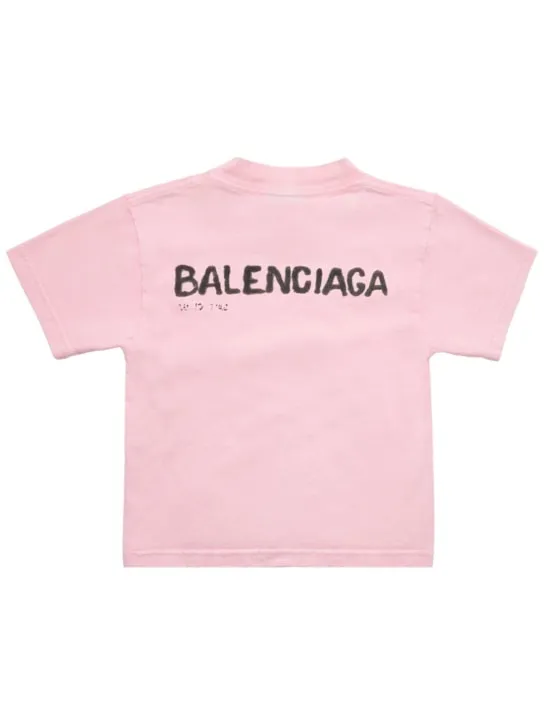 Balenciaga   Cotton jersey s/s t-shirt 