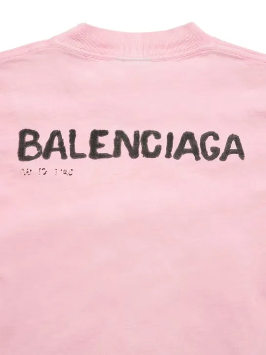 Balenciaga   Cotton jersey s/s t-shirt 