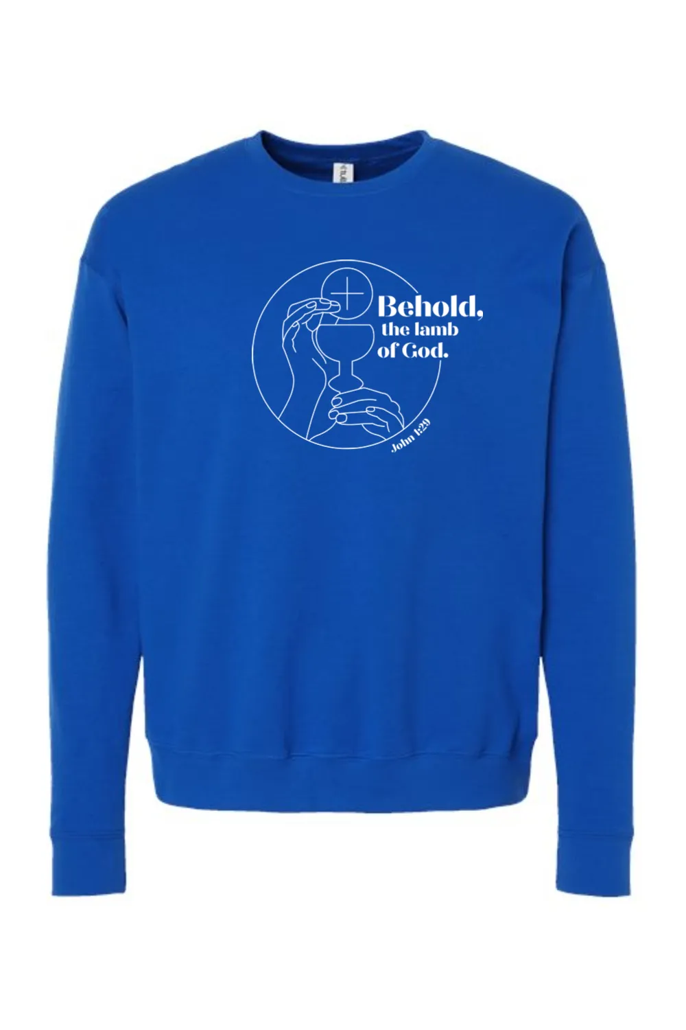 Behold, the Lamb of God - John 1:29 Crewneck Sweatshirt