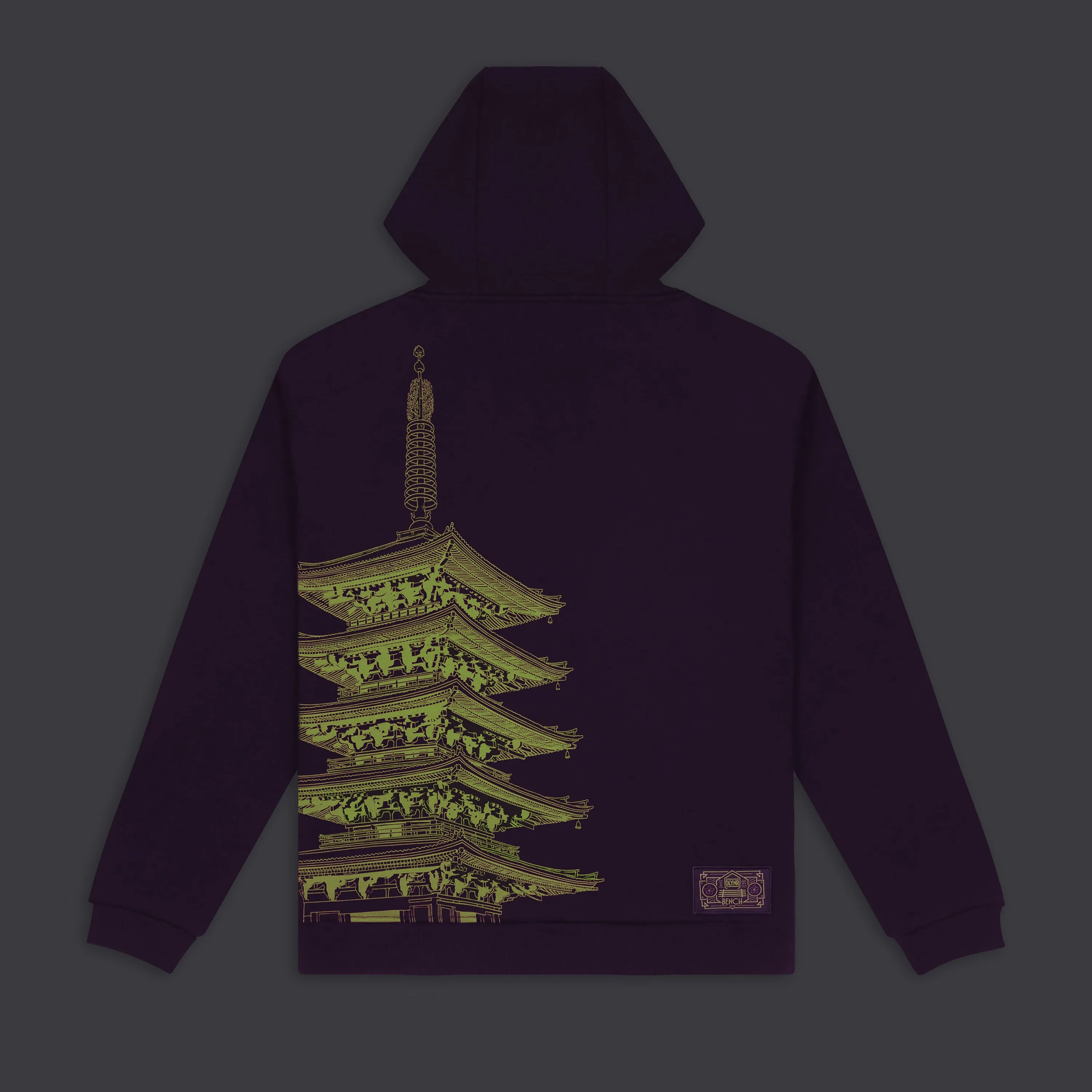 BENCH Tokyo Over Hoodie Lime