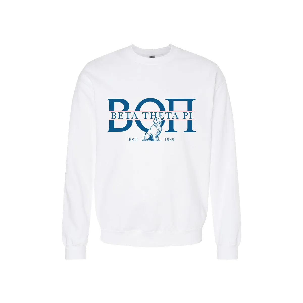 Beta Golden Letters Crewneck