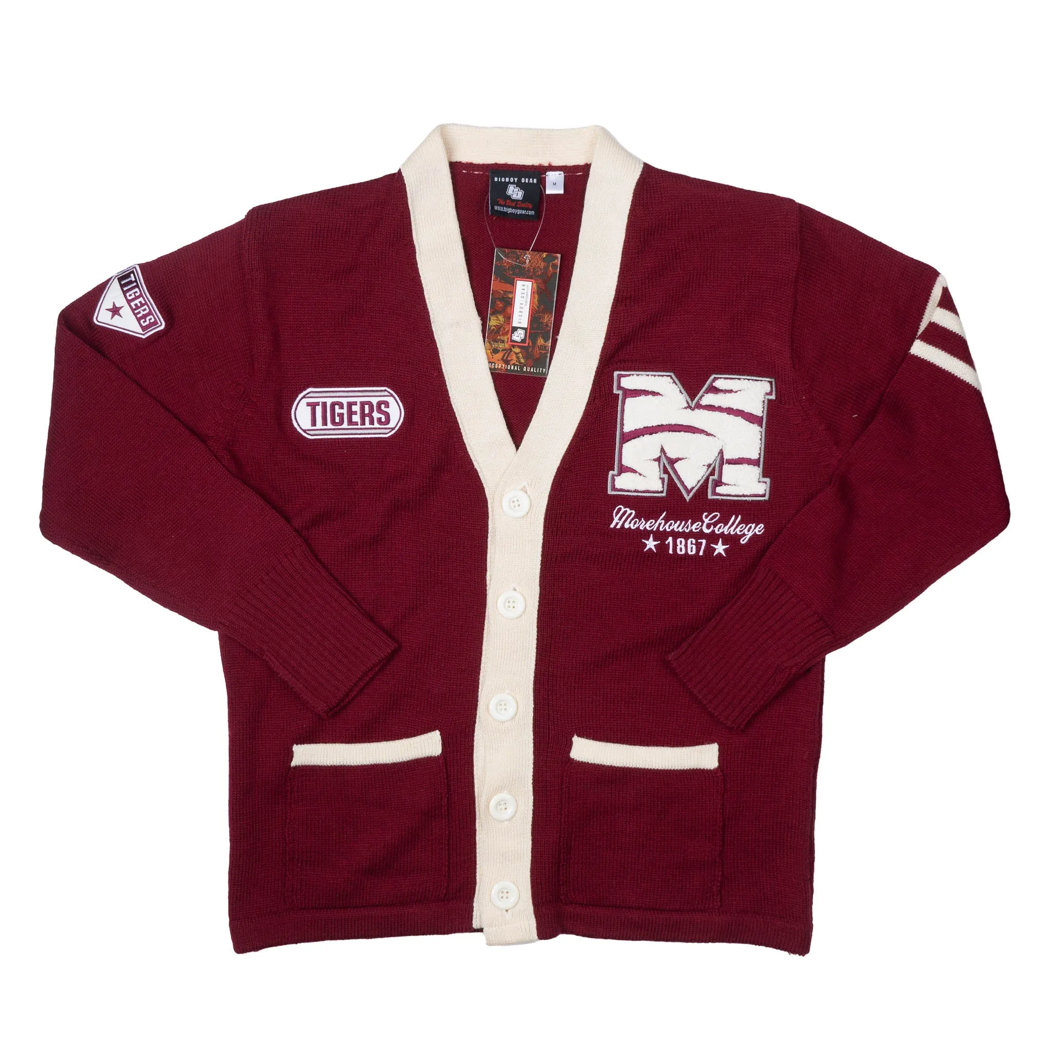 BIG BOY CREWNECK COLLEGIATE CARDIGAN ASSORTED - BBCDN
