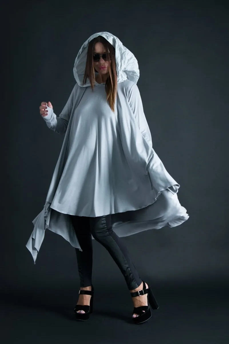 Black Long Jersey Tunic ANIE