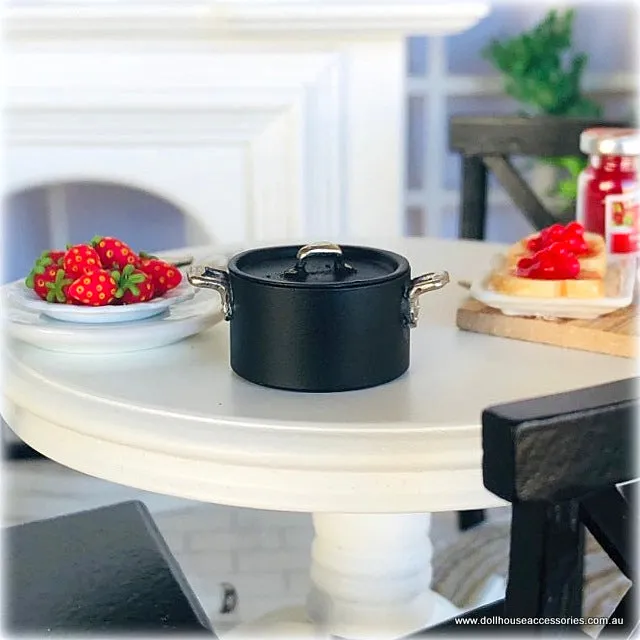 Black Stove Pot - Small - Miniature