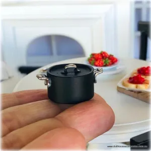 Black Stove Pot - Small - Miniature