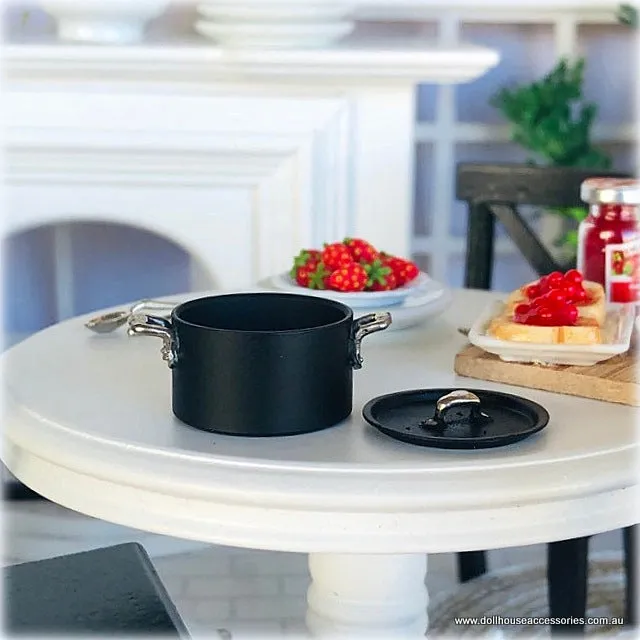 Black Stove Pot - Small - Miniature