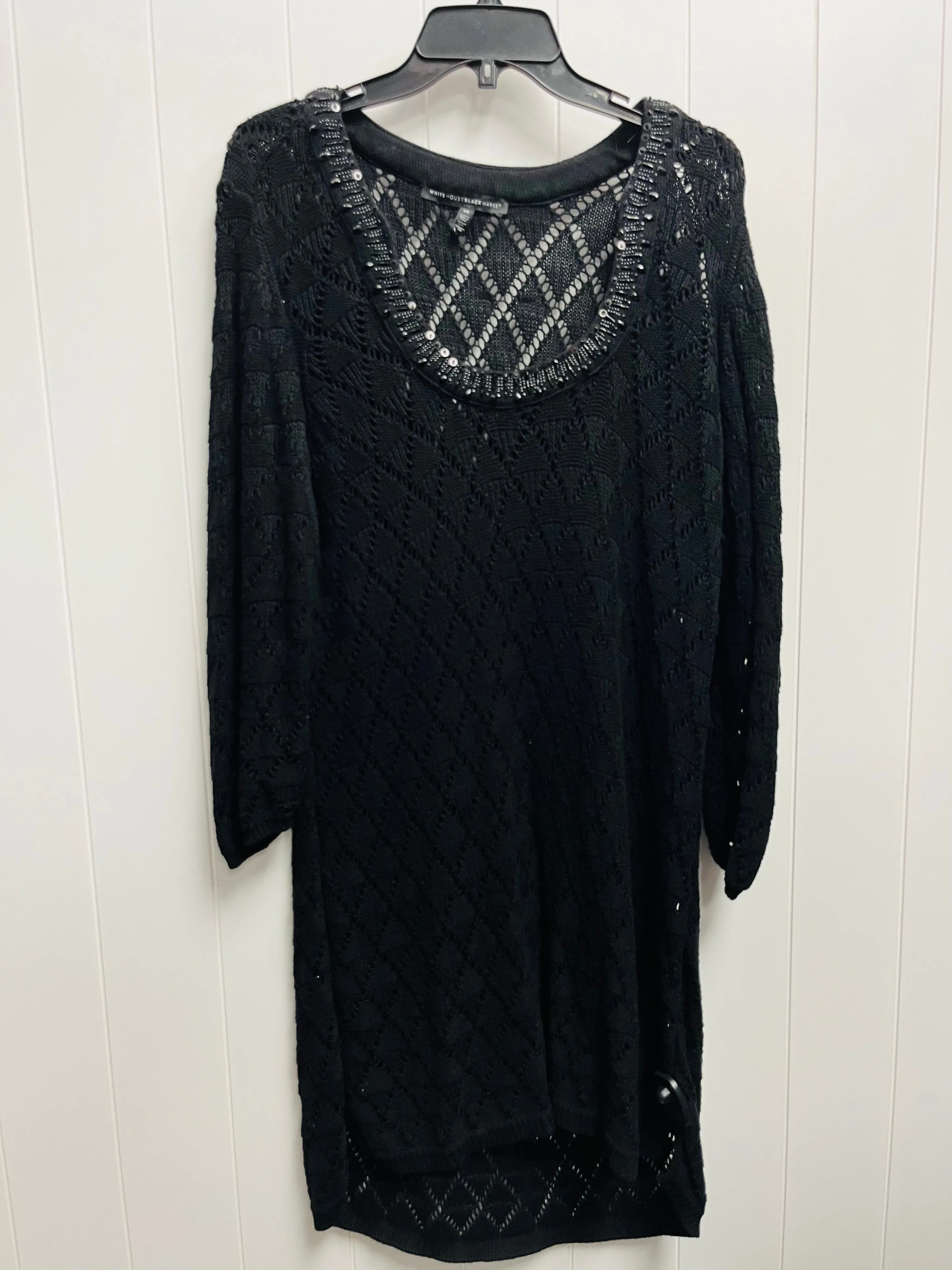 Black Tunic Long Sleeve White House Black Market, Size 3x