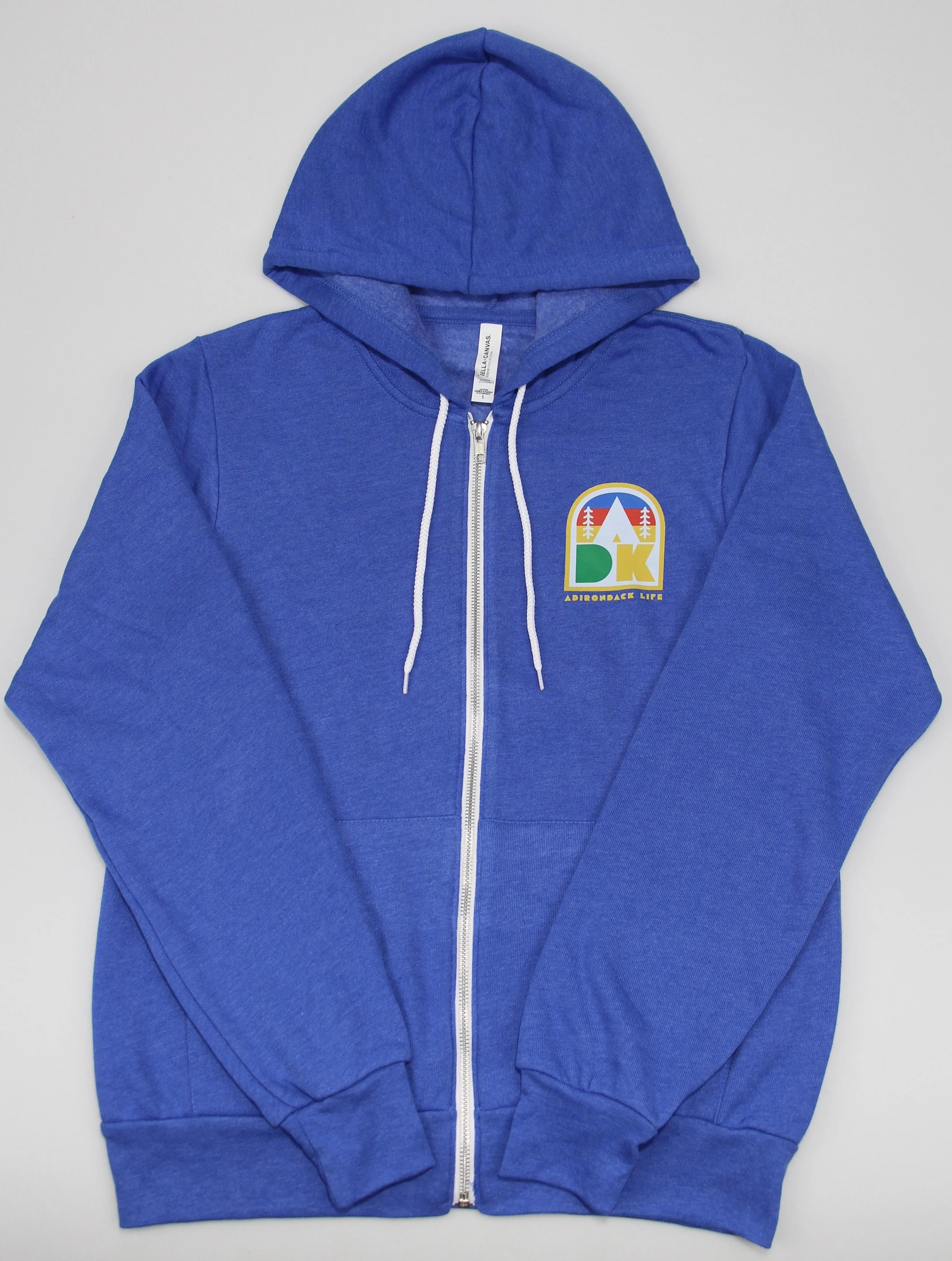 Blue Full-Zip Hoodie Sweatshirt