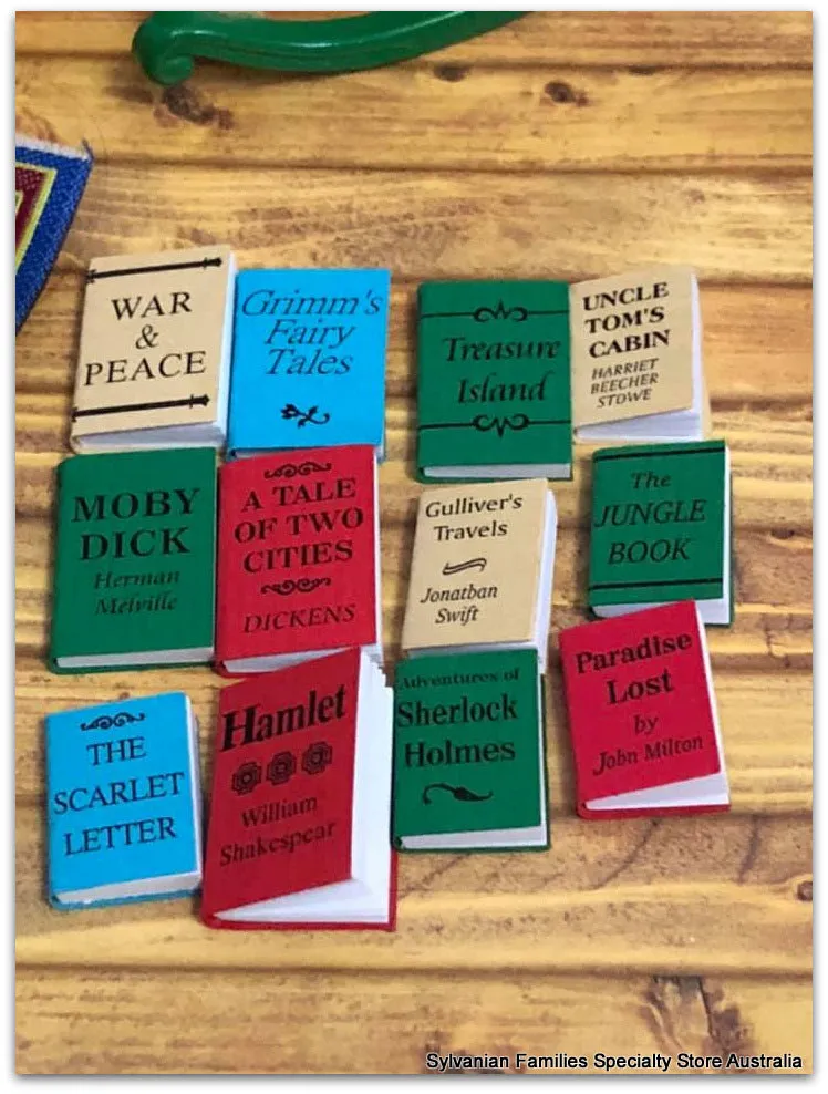 Books - The Classics - x 12 - Miniature