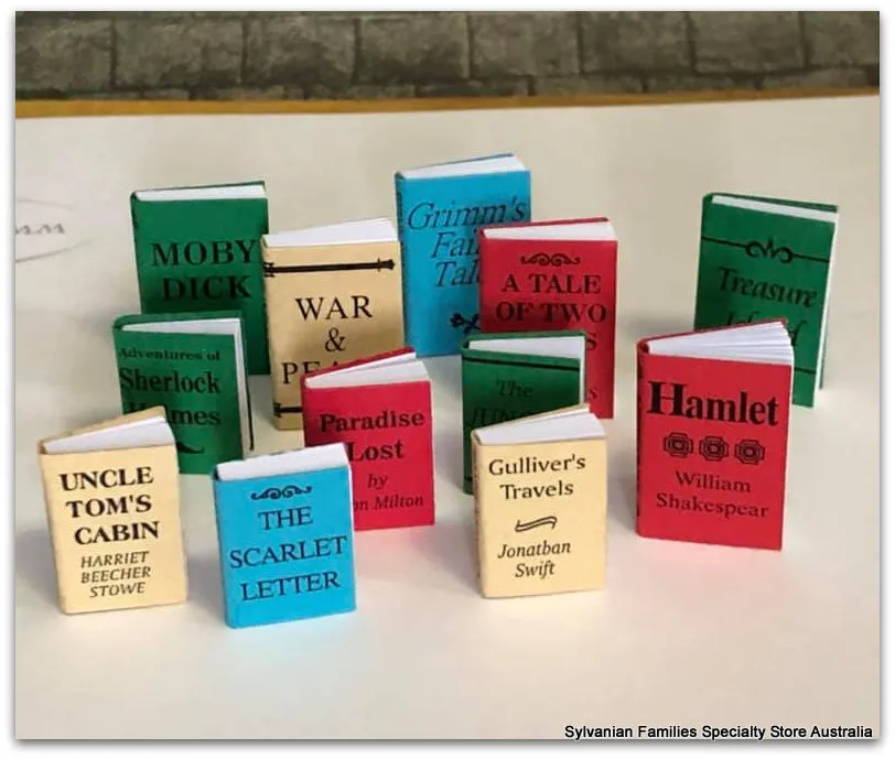 Books - The Classics - x 12 - Miniature