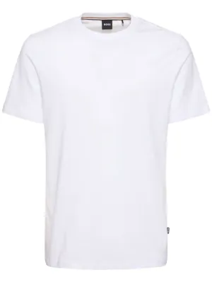 Boss   Thompson logo cotton jersey t-shirt 