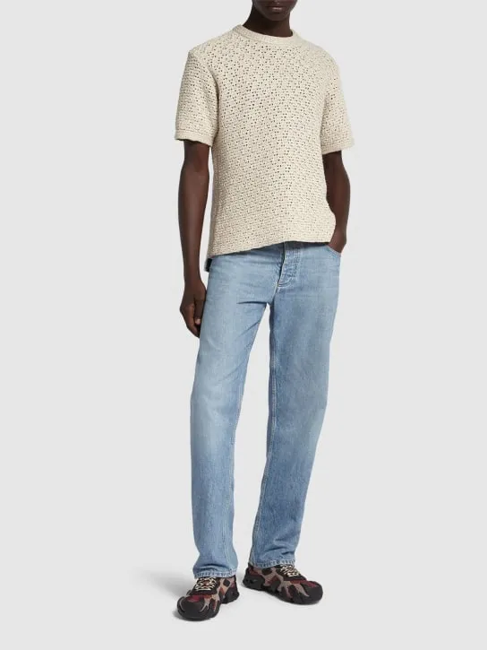 Bottega Veneta   Cotton crochet t-shirt 