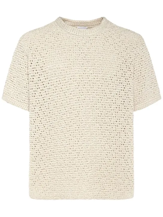 Bottega Veneta   Cotton crochet t-shirt 